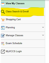 Class Search & Enroll