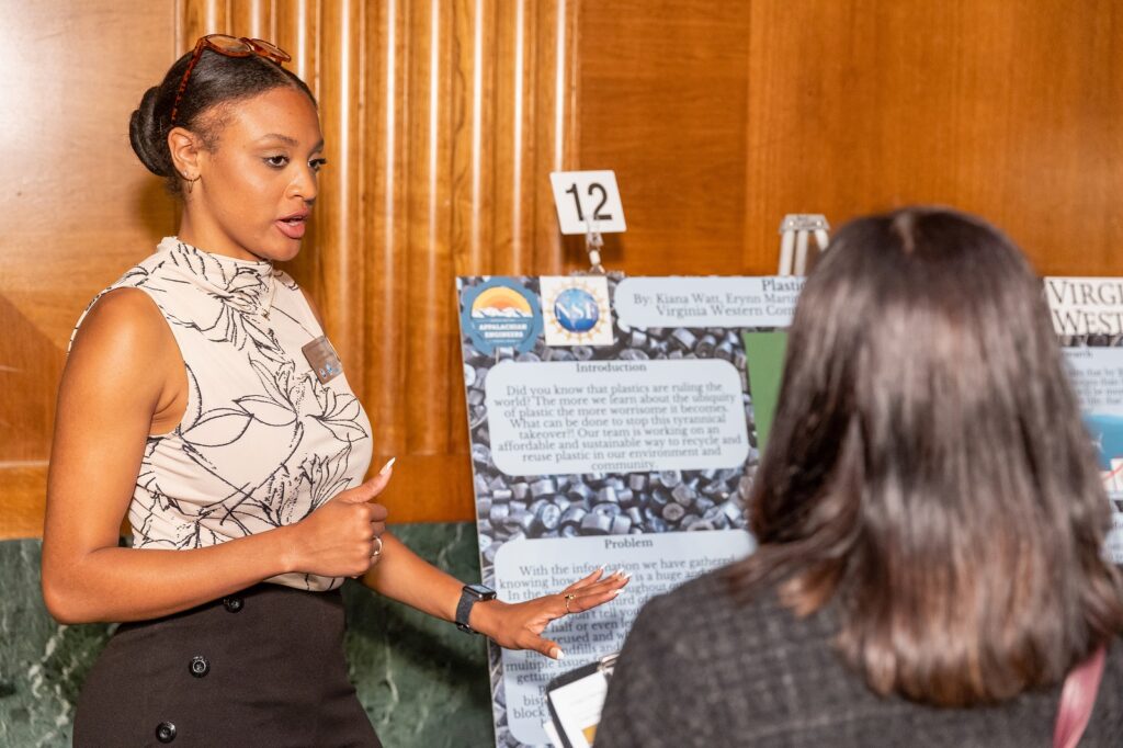 Erynn Martin presents at the Innovation Boot Camp in Washington, D.C. Courtesy of EPNAC.