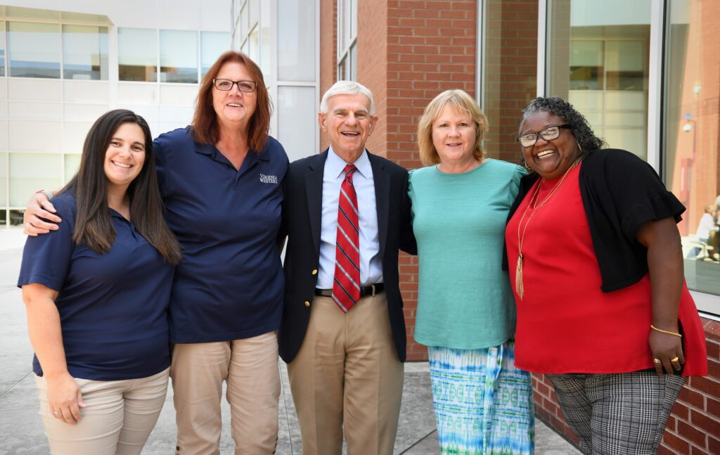 Community is at the heart of Dr. Robert Sandel's career. He celebrated the new semester with faculty and staff at the College In-Service in August 2024.